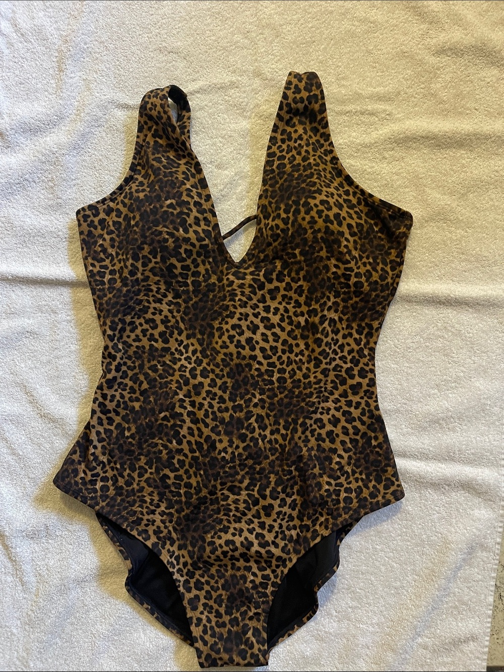 Leopard one piece swimsuit